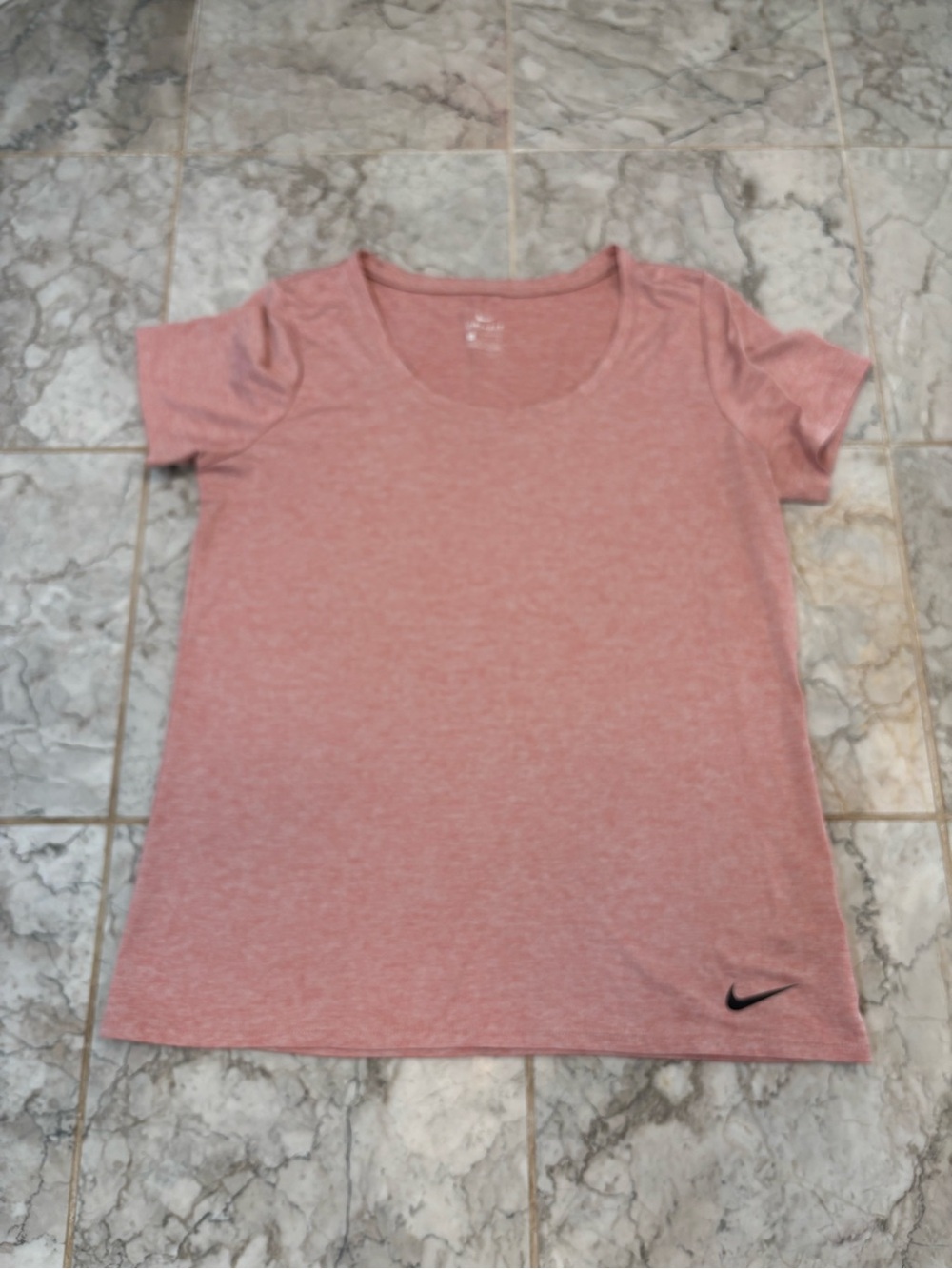 Women's Nike Large Scoopneck T Shirt Heather Red